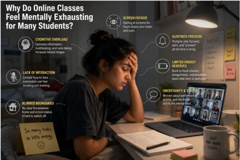 Why Do Online Classes Feel Mentally Exhausting for Many Student