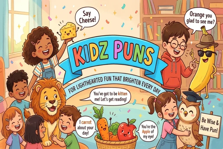 Kidz Puns for Lighthearted Fun That Brighten Every Day Kidz Puns